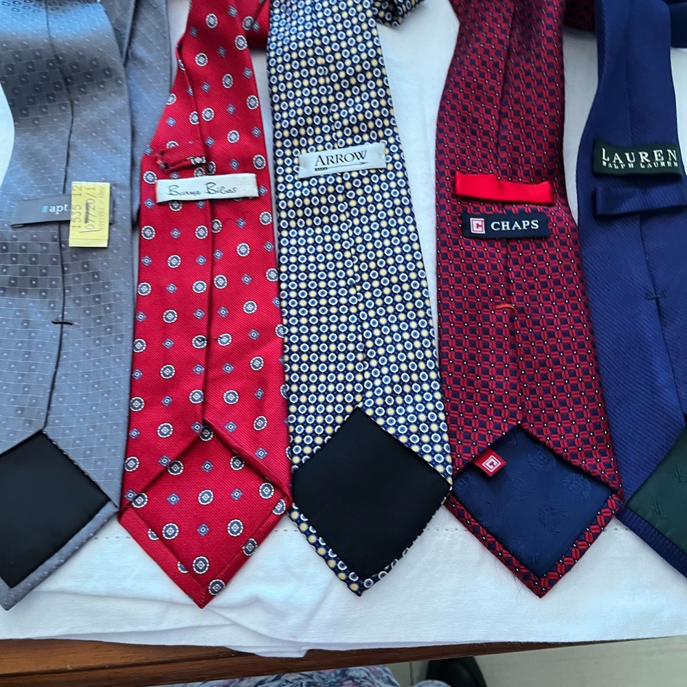 Ralph Lauren, Chaps(also Ralph Lauren) and others ties